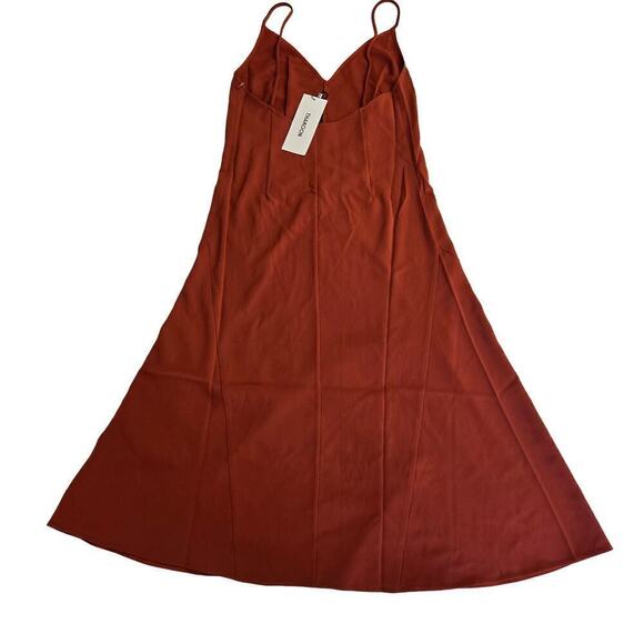 NWT Thakoon Women's Dresses, Rust Slip Dress, Size 6 - Picture 3 of 12